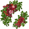 2 PCS Red Wedding Arch Flowers, Flowers for Arch Backdrop