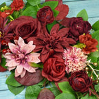 2 PCS Red Wedding Arch Flowers, Flowers for Arch Backdrop, alternate view 2
