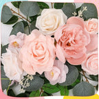 2 Pcs Wedding Arch Decorations, Wedding Arch Flowers Swag, alternate view 6