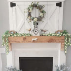 2 Pcs Wildflower Garland Spring Flowers Garland 12 FT White Artificial Daisy Flowers and Leaves Faux Floral Vine, alternate