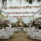 2 Pcs Wildflower Garland Spring Flowers Garland Pink Artificial Daisy Flowers and Leaves Faux Floral Vine for, alternate view