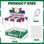 2 Set Baseball Party Decor Concession Treat Stand 20.5" x 12", alternate view 3