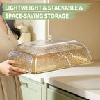 2 Set Chilled Serving Trays for Parties Keep Food Cold Outside Party in Full Gold, alternate view 4