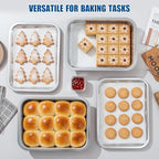 2-Set Chilled Serving Trays with Ice Trays, Shrimp Cocktail Serving Dish in Silver, alternate view 7