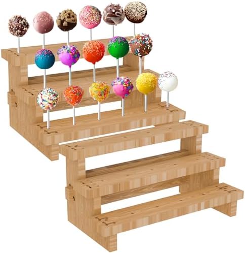 2 Set Upgraded Cake Pop Stand, Lollipop Cakesicle Cake Pop Holder Stand Display Holder Supplies (Cake Pop Stand)