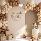 2 Set We Can Bearly Wait Arch Backdrop Cover 7.2ft 6.6ft in 87 x 47 inch in Brown, alternate view 5