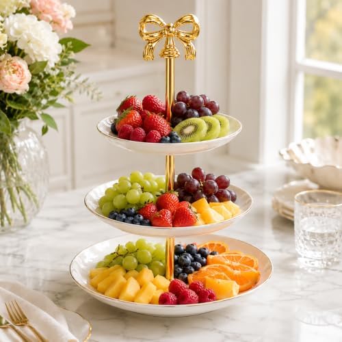2 Sets 3-Tier Tray Hardware Kits, Vintage Cake Stand Handle Fittings, Heavy Duty Zinc Alloy Rods with Screws &, alternate