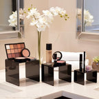 2 Sets Acrylic Display Risers, Figure Stand, Black, Medium Set in Black, alternate view 5