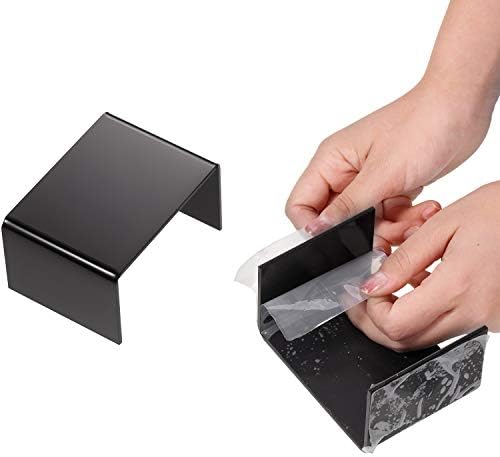 2 Sets Acrylic Display Risers, Figure Stand, Black, Small Set in Black, alternate view 4