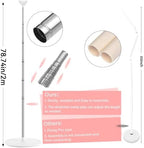 2 Sets Adjustable Balloon Column Stand Kit with Bases( Rose Gold), alternate view 4
