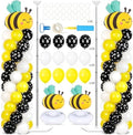 2 Sets Bee Balloon Column Stand Kit Adjustable Bee Party Balloon Decor
