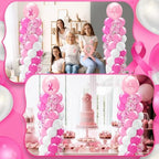2 Sets Breast Cancer Awareness Balloon Column Stand Kit, alternate view 6