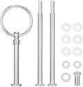 2 Sets Cake Tray Stand Handle Cupcake Dessert Plate Hardware Fitting Holder Rod Stand Handle for Cake Stand