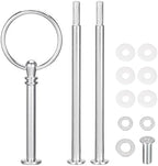 2 Sets Cake Tray Stand Handle Cupcake Dessert Plate Hardware Fitting Holder Rod Stand Handle for Cake Stand