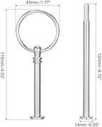 2 Sets Cake Tray Stand Handle Cupcake Dessert Plate Hardware Fitting Holder Rod Stand Handle for Cake Stand, alternate view 3