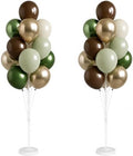 2 Sets Gold Balloon Stand Kit With Base For Floor or Table in 2 Count (Pack of 1) in Forest