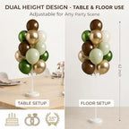 2 Sets Gold Balloon Stand Kit With Base For Floor or Table in 2 Count (Pack of 1) in Forest, alternate view 3