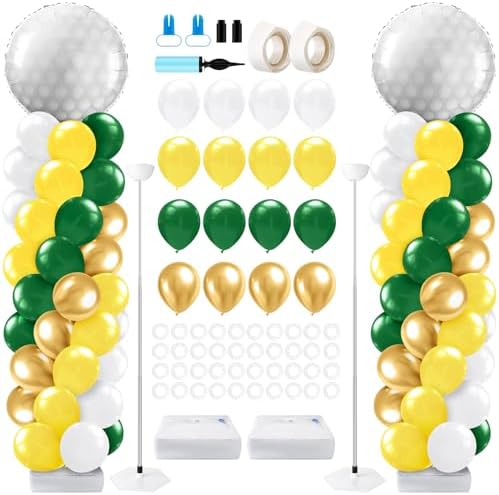 2 Sets Golf Balloon Column Stand Kit