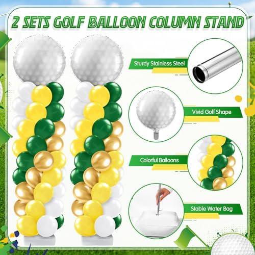2 Sets Golf Balloon Column Stand Kit, alternate view 4