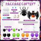 2 Sets Halloween Balloon Column Kit, Bat, Spider, alternate view 3