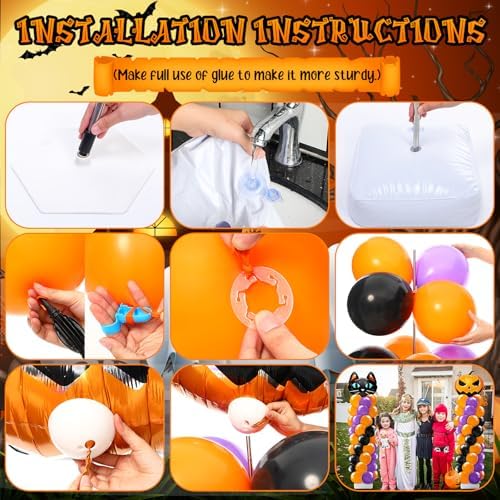 2 Sets Halloween Balloon Column Stand Kit, alternate view 5