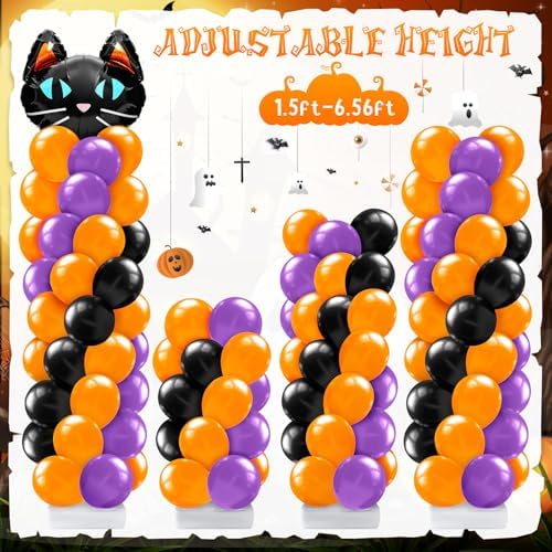 2 Sets Halloween Balloon Column Stand Kit, alternate view 6