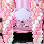 2 Sets Pink Bow Balloon Column Stand Kit, alternate view 2