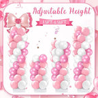 2 Sets Pink Bow Balloon Column Stand Kit, alternate view 5