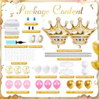 2 Sets Princess Party Balloon Column Stand Kit, Princess Theme Decor, alternate view 4