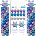 2 Sets Snow Balloon Column Stand Adjustable Winter Wonderland Balloon Decor