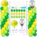 2 Sets Tennis Racket Balloon Column Stand Adjustable Sports Balloon Decor