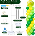 2 Sets Tennis Racket Balloon Column Stand Adjustable Sports Balloon Decor, alternate view 3