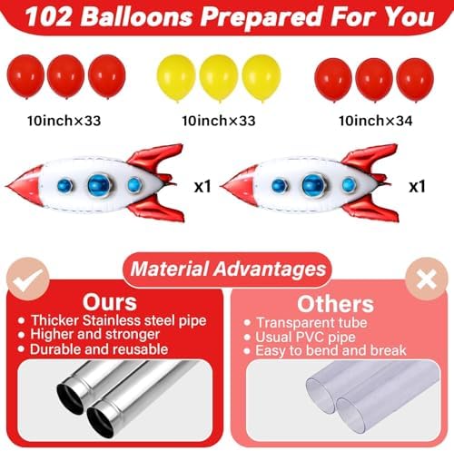 2 Sets Toy Inspired Balloon Column Stand Kit Adjustable Story Balloon Decor, alternate view 4