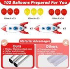 2 Sets Toy Inspired Balloon Column Stand Kit Adjustable Story Balloon Decor, alternate view 4