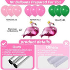2 Sets Tropical Flamingo Balloon Column Stand Kit Adjustable Balloon Decor, alternate view 4
