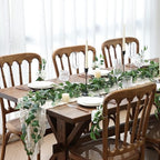 2 Strands Artificial Vines Ivy Garland 79" Fake Vine with Silk Green Leaves Faux Hanging Plants Greenery, alternate view 2