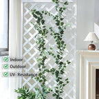 2 Strands Artificial Vines Ivy Garland 79" Fake Vine with Silk Green Leaves Faux Hanging Plants Greenery, alternate view 5