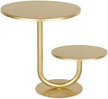 2 Tier Cake Stand, Metal Round Dessert Cupcake Display Stand, Modern Serving Platter for Wedding Birthday Party