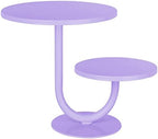 2 Tier Cake Stand, Metal Round Dessert Cupcake Display Stand, Modern Serving Platter for Wedding Birthday Party