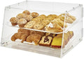2 Tier Clear Commercial Display Case in Clear
