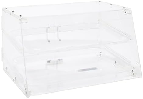 2 Tier Clear Commercial Display Case in Clear, alternate view 2