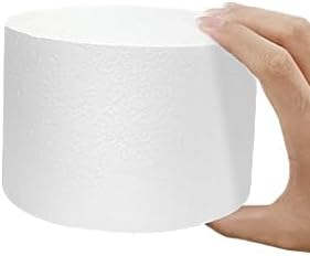 2-Tier Foam Cake Dummies 4" & 6", White Styrofoam Fake Cake Set, alternate view 5