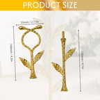 2 Tier Gold Cake Stand Tiered Tray Hardware Kit, Dessert Plate Hardware, Metal Heavy Duty Dessert Fruit Plate, alternate view
