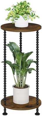 2 Tier Plant Stand Indoor, Small Corner Plant Stand, 23.2" Tall