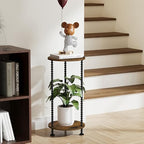 2 Tier Plant Stand Indoor, Small Corner Plant Stand, 23.2" Tall, alternate view 4
