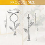 2 Tier Silver Cake Stand Tiered Tray Hardware Kit, Dessert Plate Hardware, Metal Heavy Duty Dessert Fruit Plate, alternate