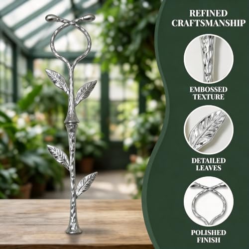 2 Tier Silver Cake Stand Tiered Tray Hardware Kit, Dessert Plate Hardware, Metal Heavy Duty Dessert Fruit Plate, alternate