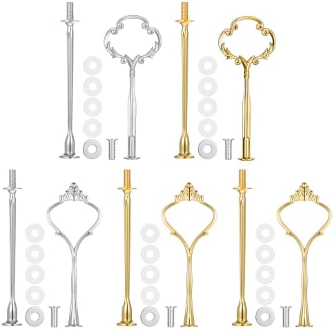 2 Tiered Tray Hardware Kit Cake Stand Hardware Tiered Tray Plate Hardwares in 3