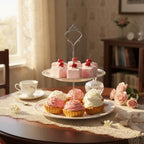 2 Tiered Tray Hardware Kit Cake Stand Hardware Tiered Tray Plate Hardwares in 3, alternate view 5