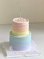 2 Tiers 4" 6" Fake Cake 4 Inch Tall Fake Birthday Cake Rounds Styrofoam Cake Dummies Set for Birthday, Wedding, alternate